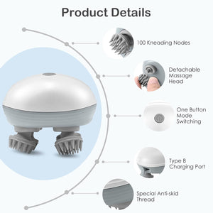 Pet grooming tool with close-up details on a white background