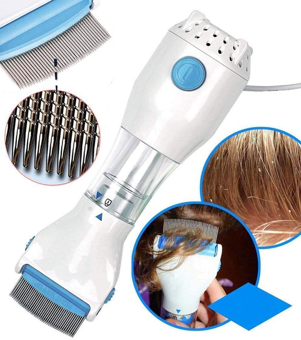 Pet grooming tool with close-up details on a white background