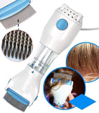 Pet grooming tool with close-up details on a white background