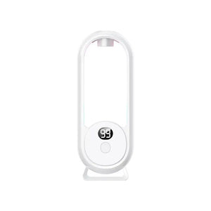 White digital thermometer on a white background