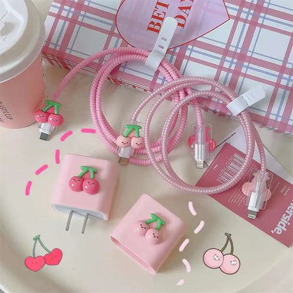 iPhone Charger Cover - Fruit Theme