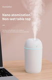 420ml Mini Humidifier with RGB Light – Portable Air Moisturizer