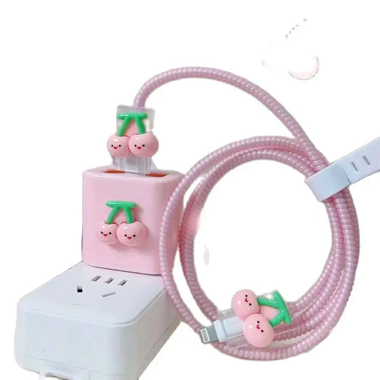 iPhone Charger Cover - Fruit Theme