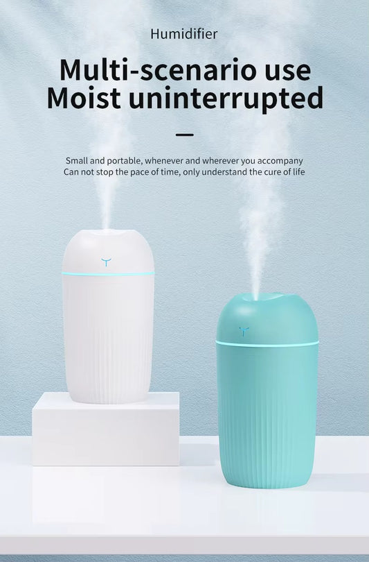 Portable 420ml Humidifier with Night Light