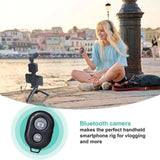 Mobile Phone Live Broadcast Kit – LED Fill Light Tripod Stand with Microphone & Selfie Stick for Vlogging & Photography