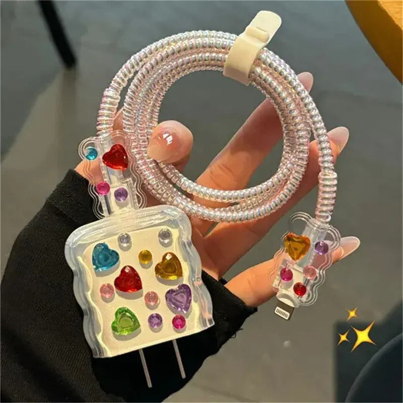 iPhone Charger Cover - Love Theme