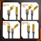 65W 4-in-1 Fast Charging Cable