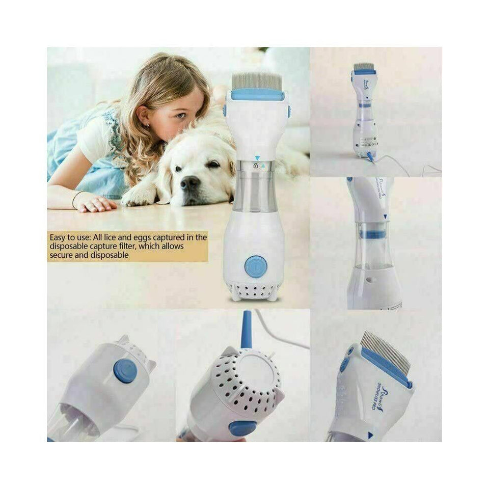 Electric Lice & Nit Remover Comb – Professional Hair Cleaner