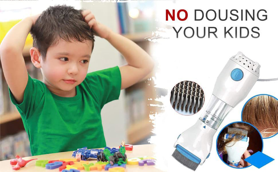 Electric Lice & Nit Remover Comb – Professional Hair Cleaner