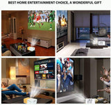 Mini Portable HD Projector for Mobile – USB/HDMI Support | Home & Outdoor Movie Projector