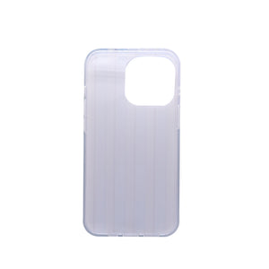 Minimal Striped Phone Case  Soft Transparent TPU Shockproof Cover