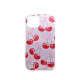 Cute Cherry Transparent Phone Case  Soft TPU Shockproof Protective Cover