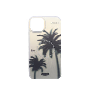 Aesthetic Palm Tree Phone Case – Soft Transparent TPU Shockproof Cover