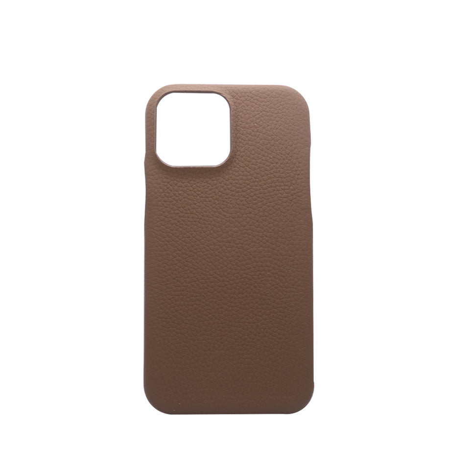 Classic Brown Leather Phone Case   Soft TPU Shockproof Protective Cover